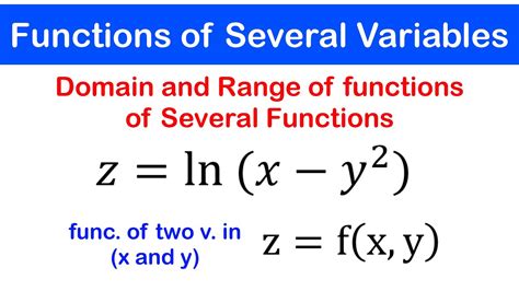 What Is The Range Of Two Variable Function