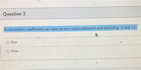 what is the range of values a correlation coefficient can take