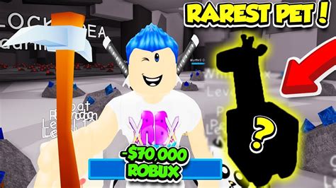 What Is The Rarest Pet In Roblox Mining Simulator