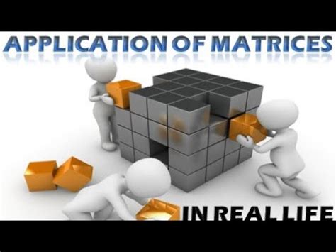 what is the real life example of matrix