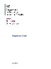 What Is The Regulators Code