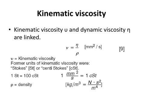 what is the relation between kinematic and absolute viscosity