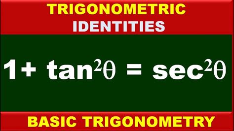 What Is The Relation Between Tan And Sec