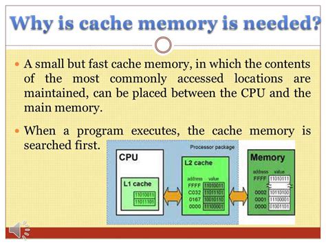 what is the role of cache memory in the processing of a computer system