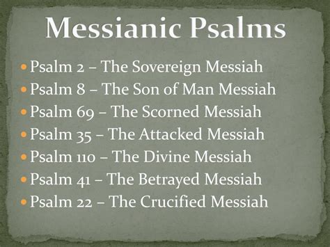 what is the royal messianic psalm