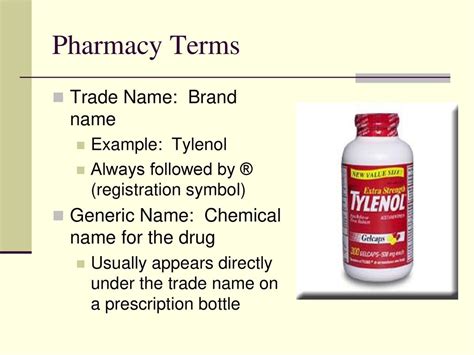 what is the scientific name for drugs