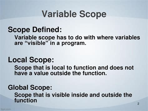 what is the scope of a global variable