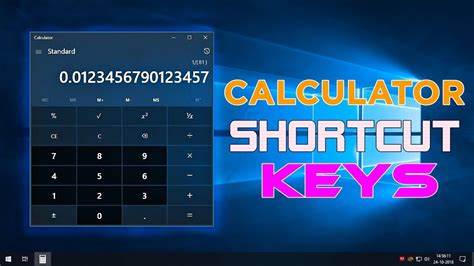 what is the shortcut for calculator