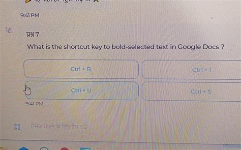 what is the shortcut key to bold select text in google docs