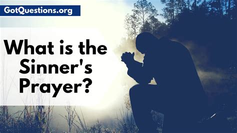 what is the sinner's prayer