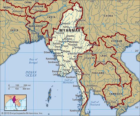 what is the size of myanmar