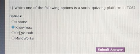 What Is The Social Quizzing Platform In Tcs