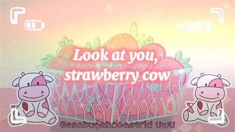 what is the song strawberry cow about