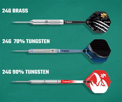 what is the standard weight for darts