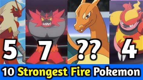 what is the strongest fire type pokemon