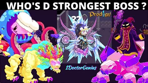 what is the strongest monster in prodigy
