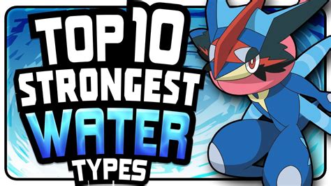 what is the strongest water type pokemon