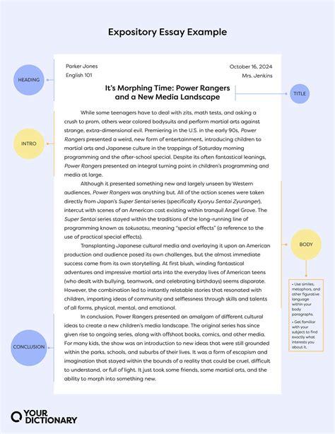 what is the structure of expository writing