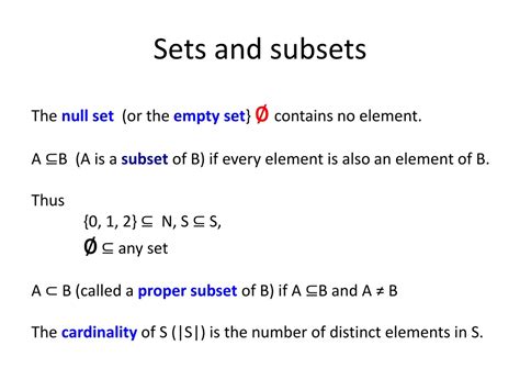 What Is The Subset Of Every Set