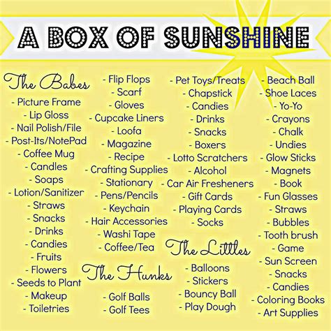 what is the sunshine list