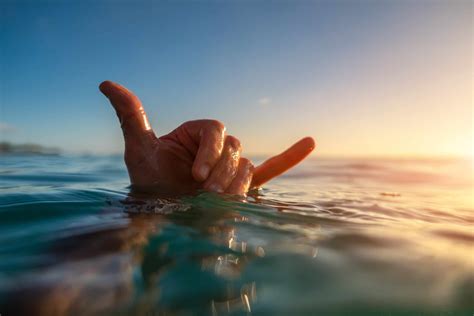 what is the surfer hand gesture called