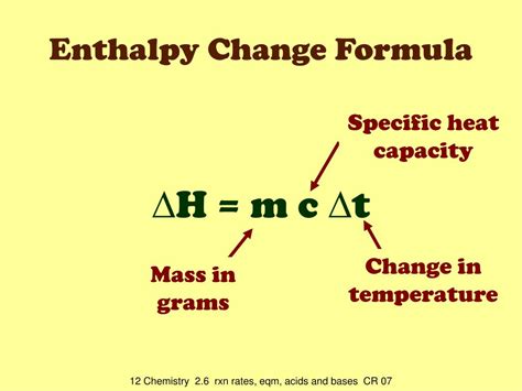 what is the symbol for enthalpy change