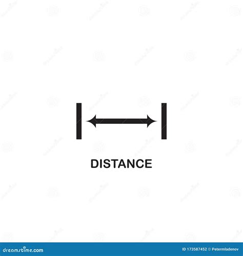 what is the symbol of distance