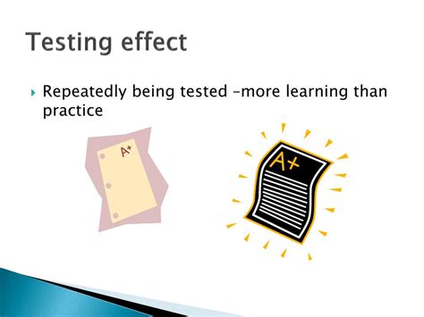 what is the testing effect in psych