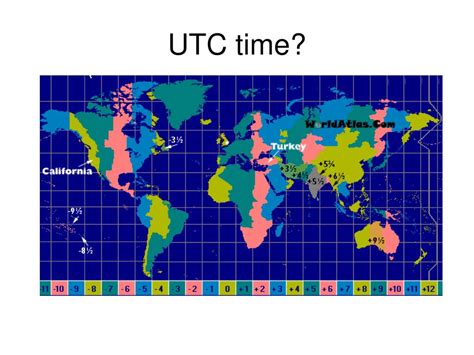 What Is The Time Change In Utc