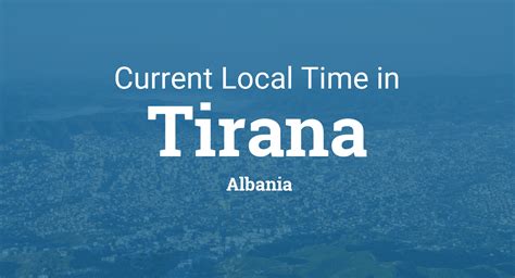 what is the time in tirana