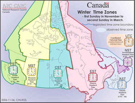 what is the time zone map of ontario canada