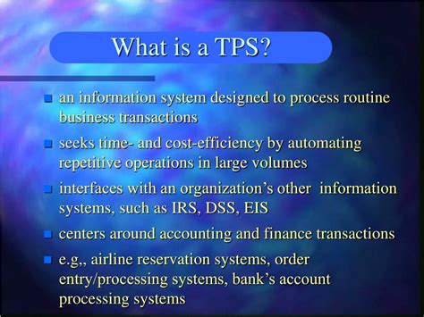 what is the tps