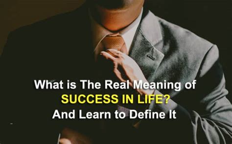 what is the true meaning of success