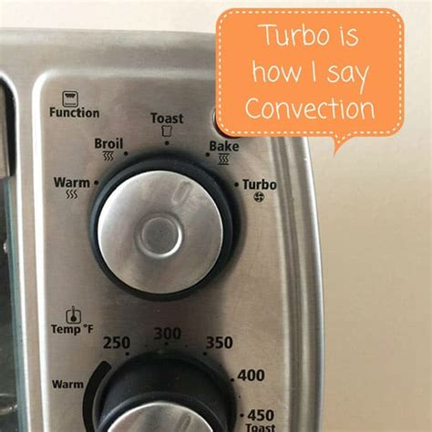 what is the turbo function on a toaster oven