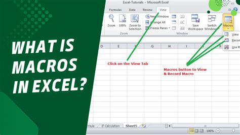 what is the use of excel macros