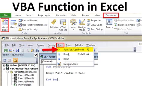 what is the use of excel vba