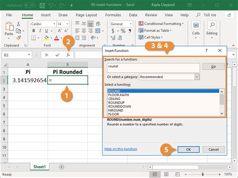 what is the use of insert function in excel