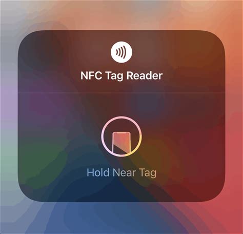 what is the use of nfc tag reader in iphone