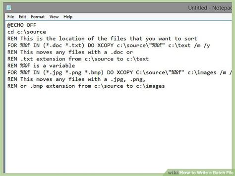 What Is The Use Of Rem In Batch File