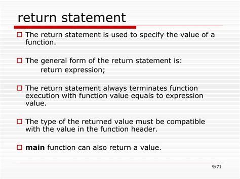 What Is The Use Of Return Statement