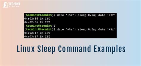 What Is The Use Of Sleep Command In Linux