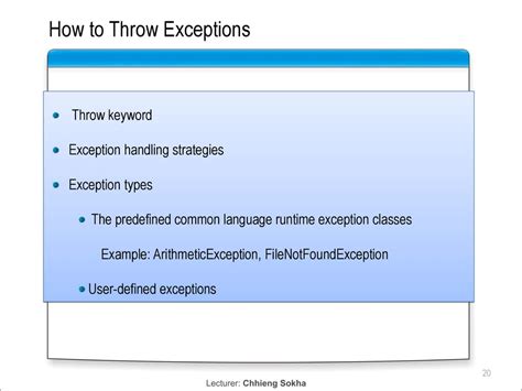What Is The Use Of Throw Keyword In C#