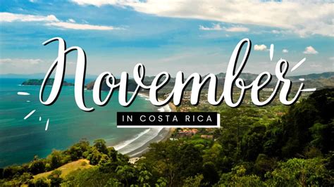 what is the weather in costa rica in november