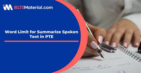 what is the word limit for summarize written text in pte
