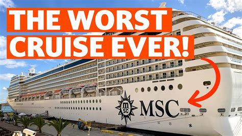 what is the worst cruise line