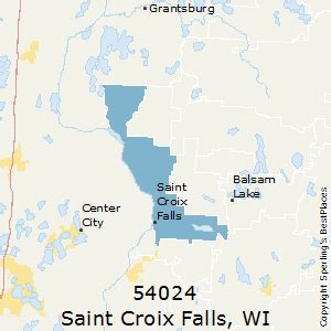 what is the zip code for st croix falls wi