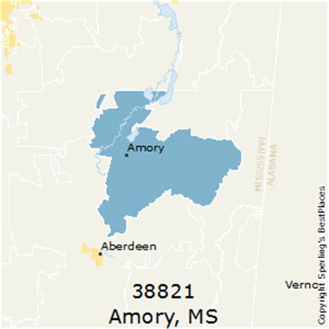 What Is The Zip Code In Amory Ms