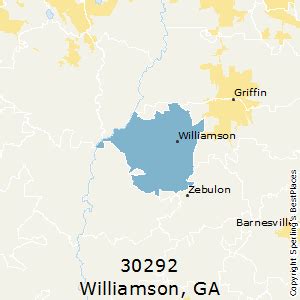 What Is The Zip Code In Williamson Ga