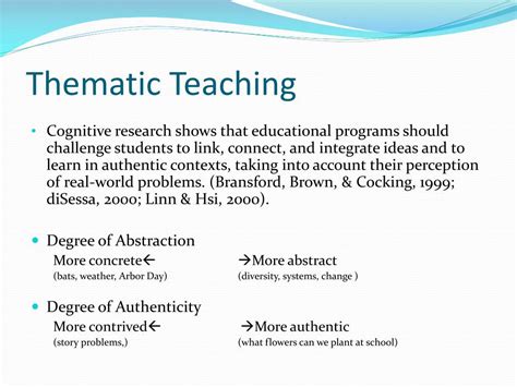 what is thematic approach in teaching