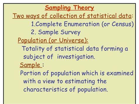 what is theory based sampling